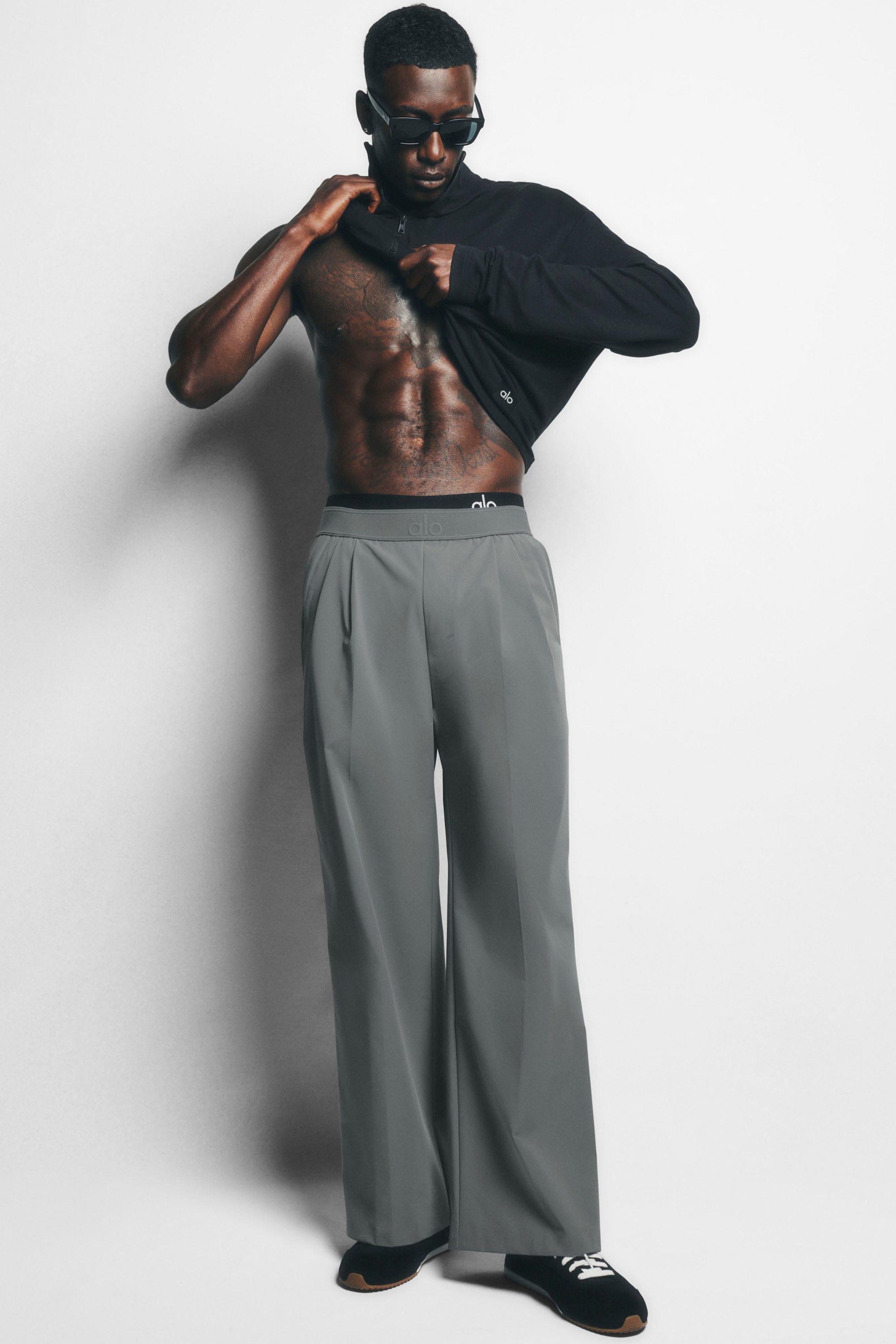 Alo Yoga Suited Trouser - Monument