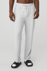 Alo Yoga Micro Waffle Fast Break Sweatpant - Athletic Heather Grey