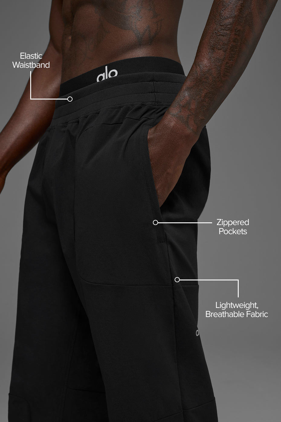 Alo Yoga Co-Op Pant (Regular) - Black