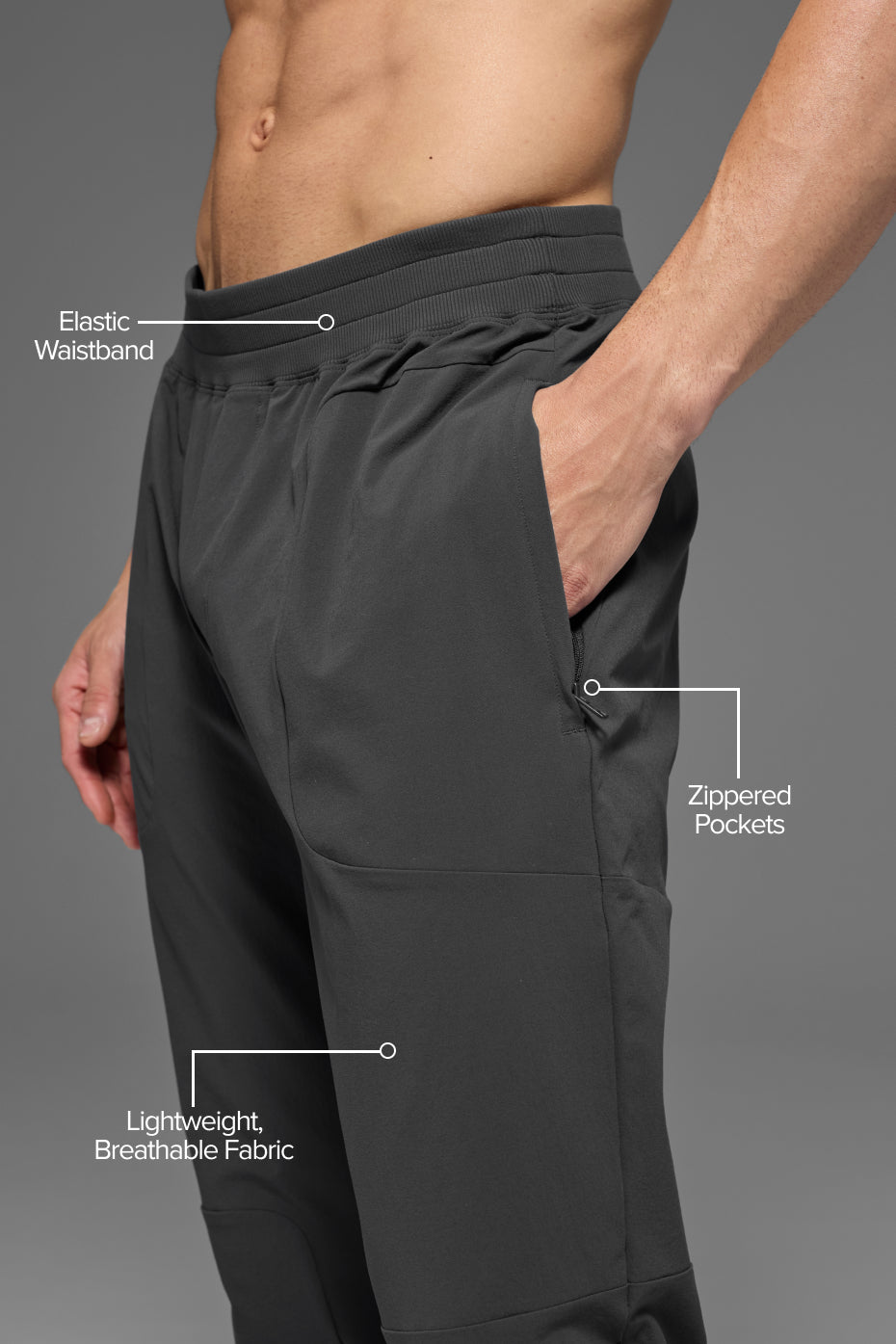 Alo Yoga Co-Op Pant (Regular) - Anthracite