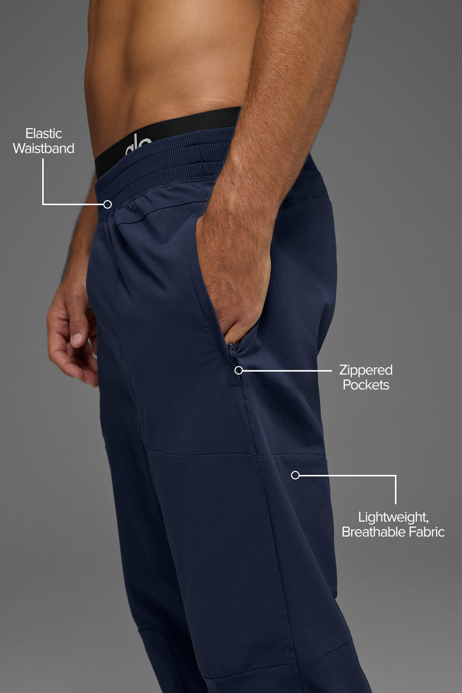 Alo Yoga Co-Op Pant (Regular) - Navy