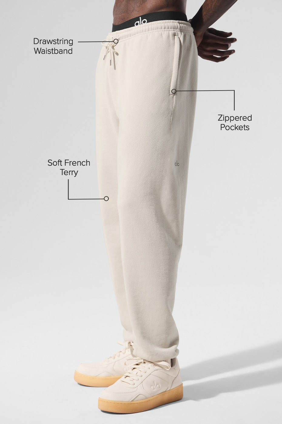Alo Yoga Chill Sweatpant - Bone
