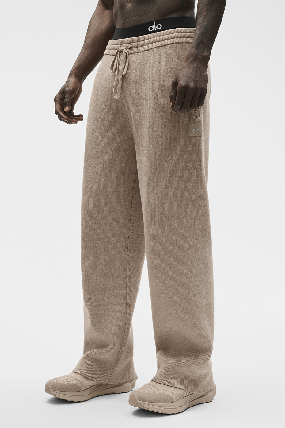 Alo Yoga Scholar Straight Leg Sweatpant - Gravel