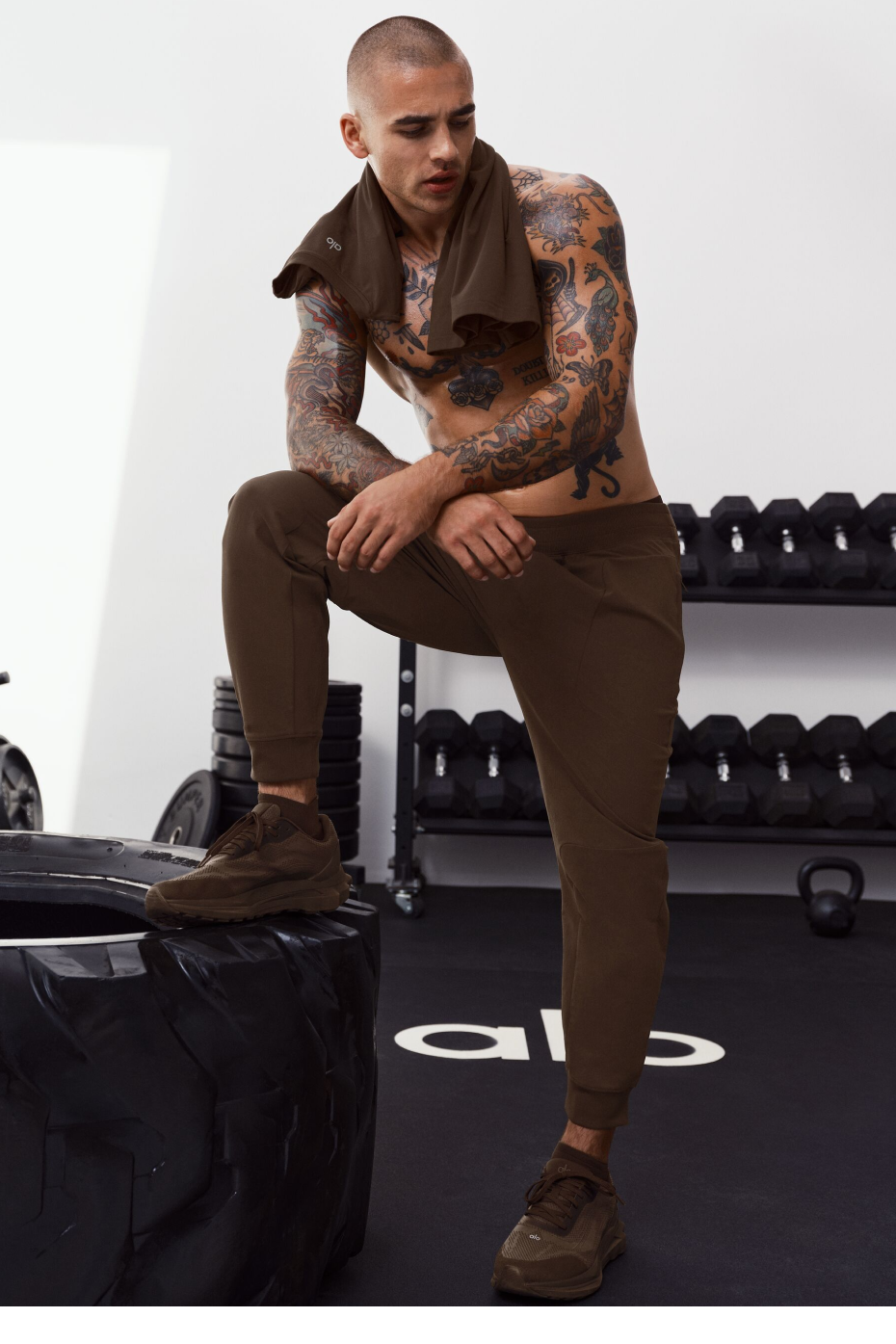 Alo Yoga Co-Op Pant (Long) - Espresso
