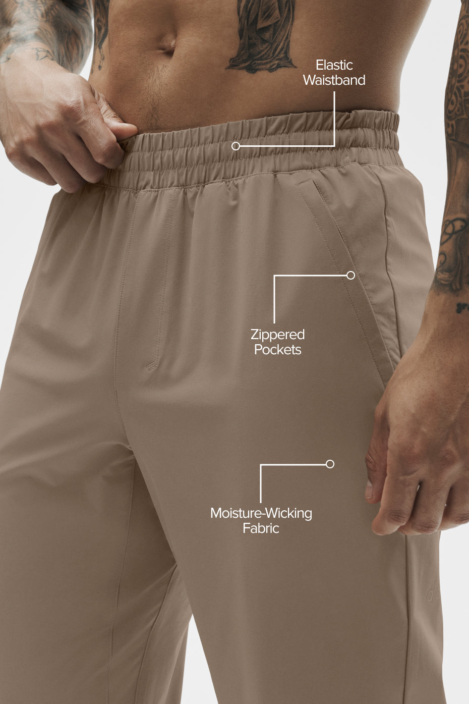 Alo Yoga Repetition Pant - Gravel
