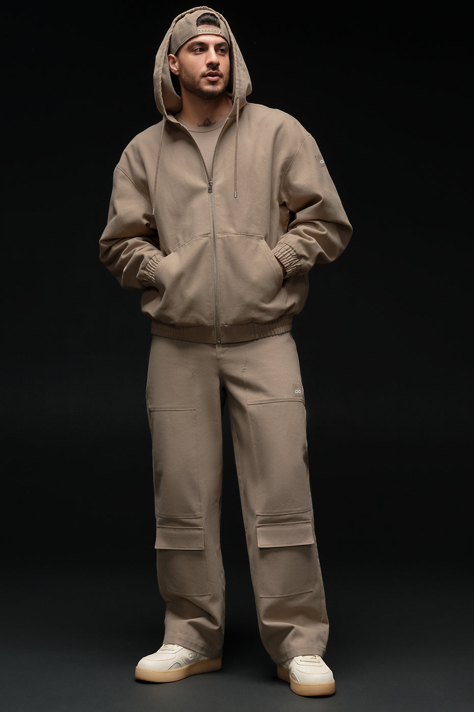 Alo Yoga Cotton Canvas Carpenter Pant - Gravel