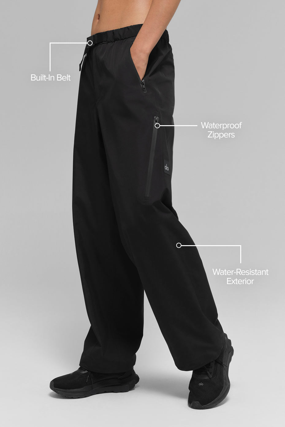 Alo Yoga Alpha Shell Pant - Black