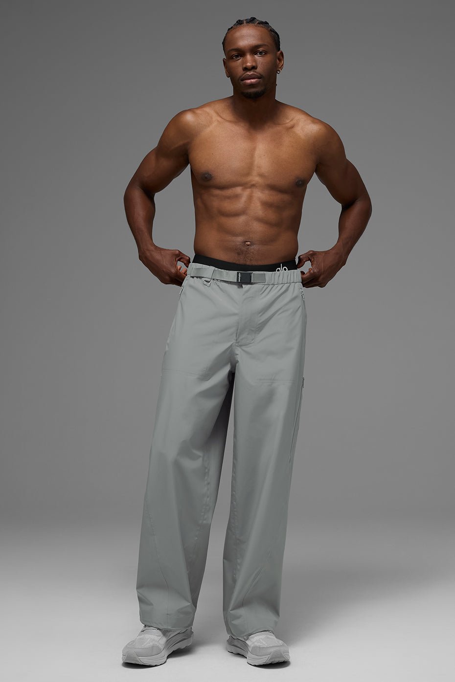 Alo Yoga Alpha Shell Pant - Lunar Grey