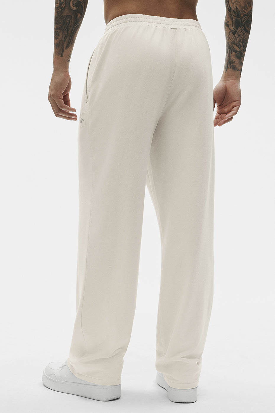 Alo Yoga Double Take Straight Leg Pant - Bone