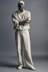 Alo Yoga Takeaway Track Straight Leg Pant - Bone