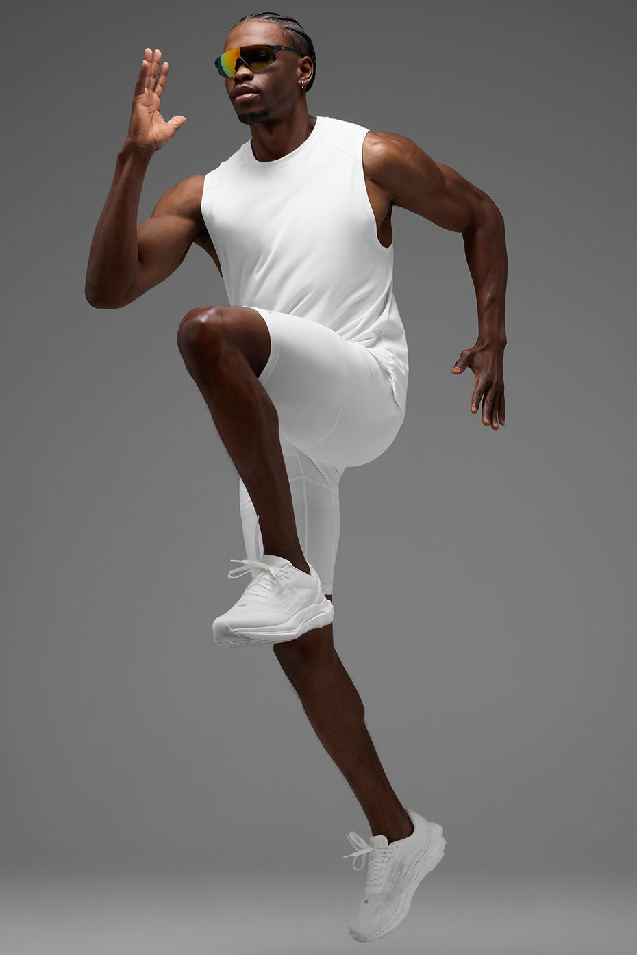 Alo Yoga 9" Flight Compression Short - White