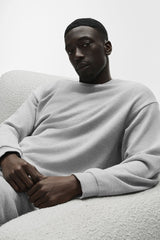 Alo Yoga Chill Crew Neck Pullover - Athletic Heather Grey