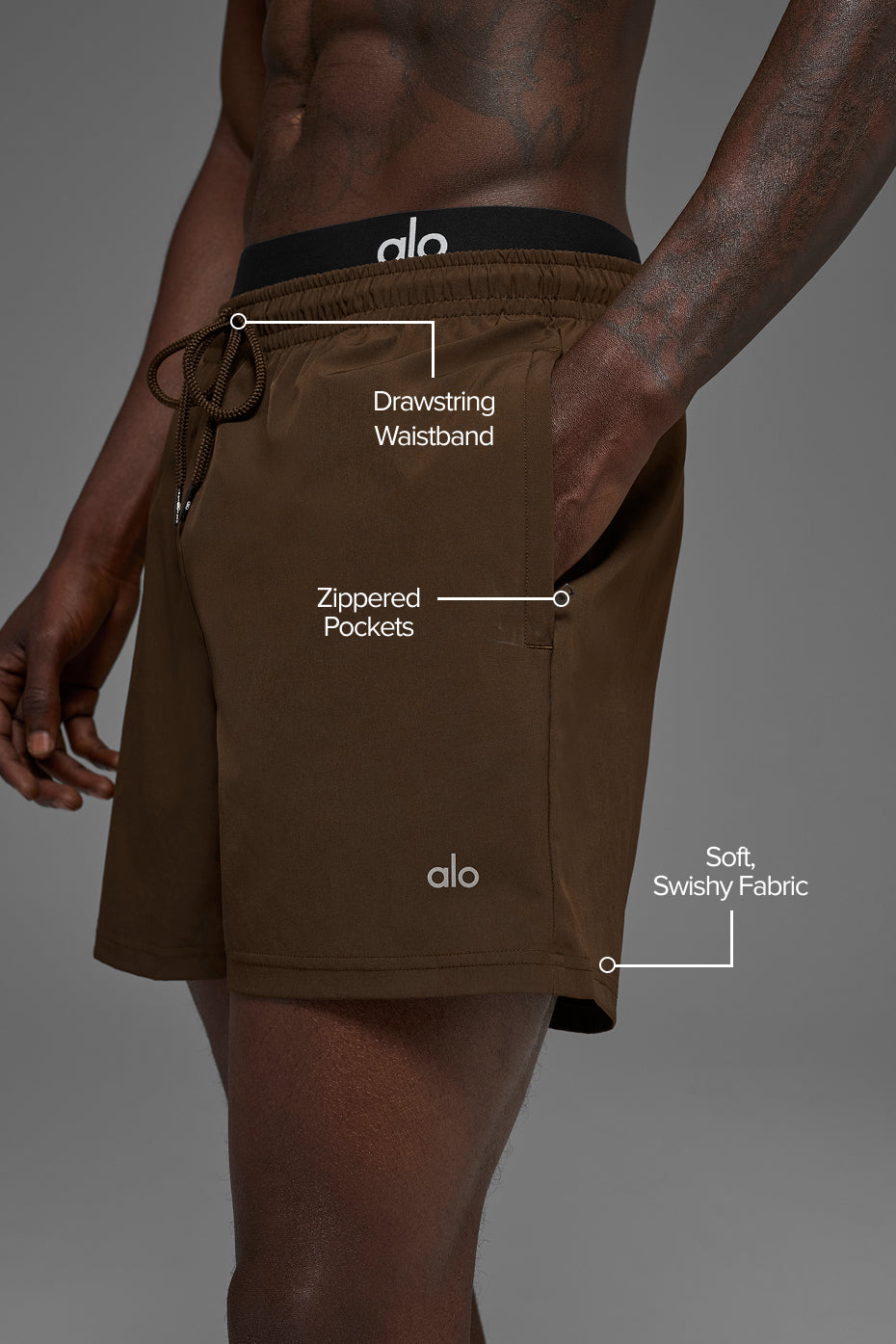 Alo Yoga 7" Circuit Short - Espresso