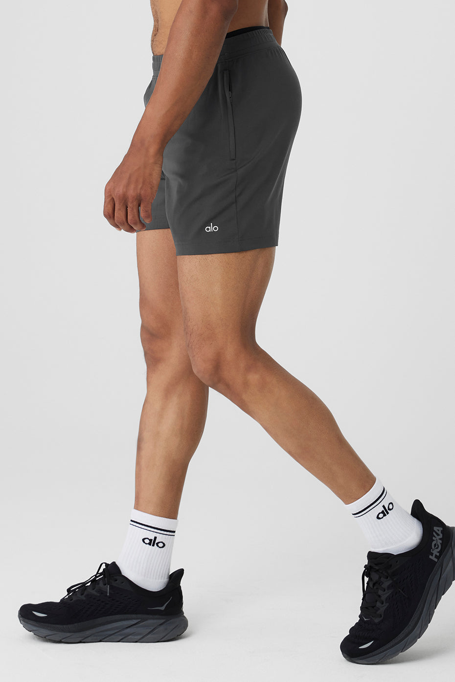 Alo Yoga 7" Conquer React Performance Short - Anthracite