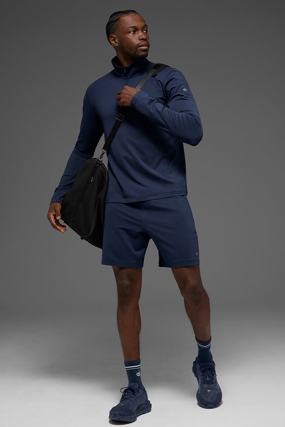 Alo Yoga 7" Conquer React Performance Short - Navy