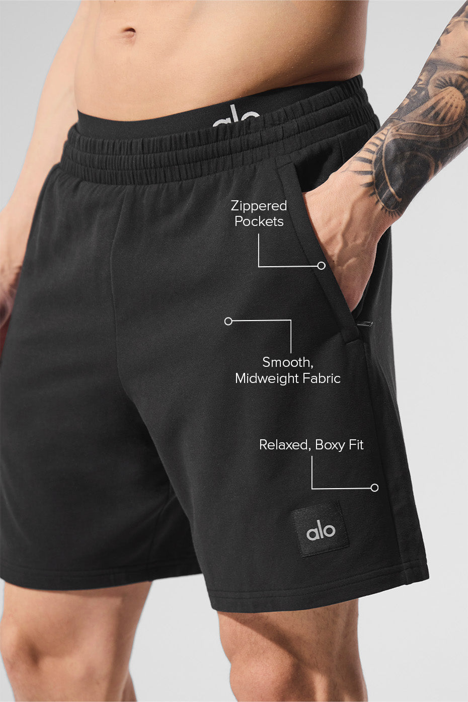 Alo Yoga 7" Double Take Short - Black