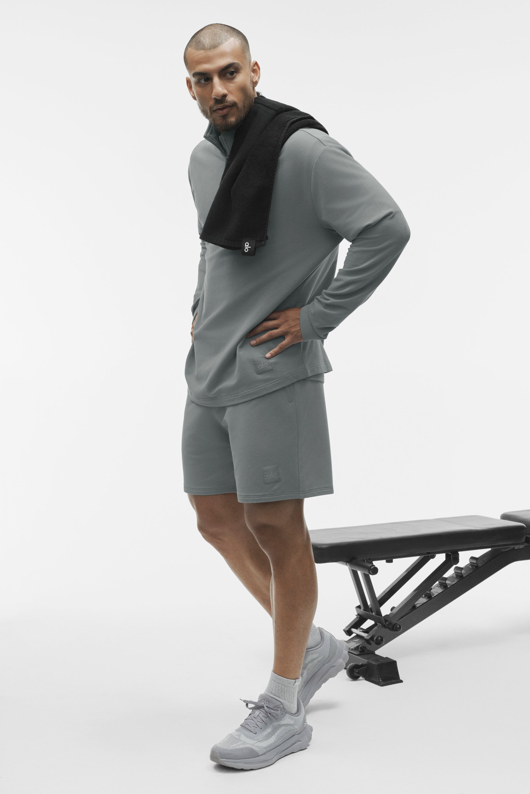 Alo Yoga 7" Double Take Short - Monument