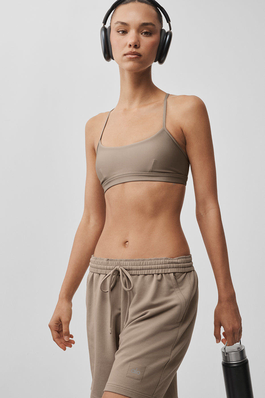Alo Yoga 7" Double Take Short - Gravel