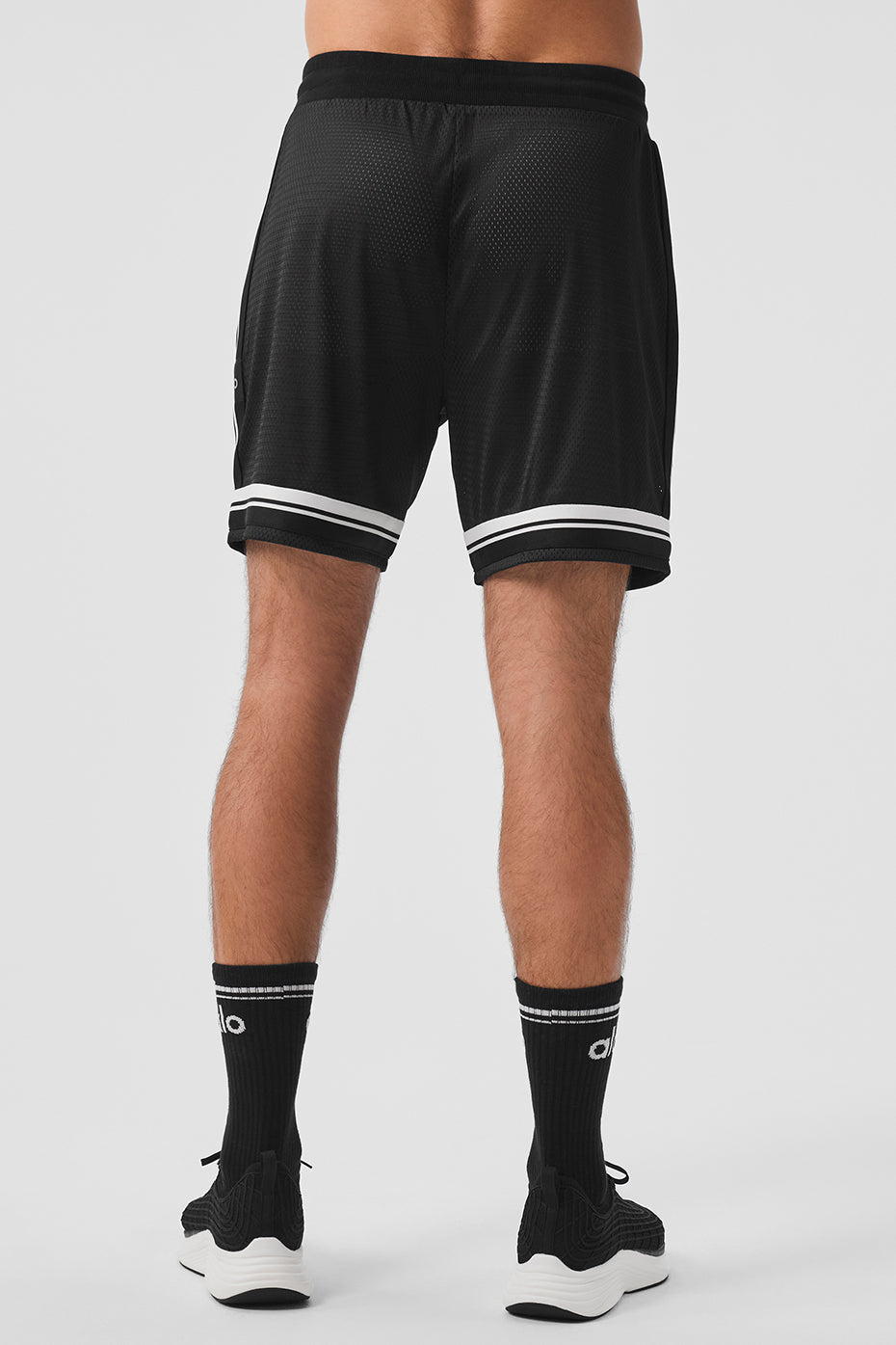 Alo Yoga 7" Key Mesh Basketball Short - Black