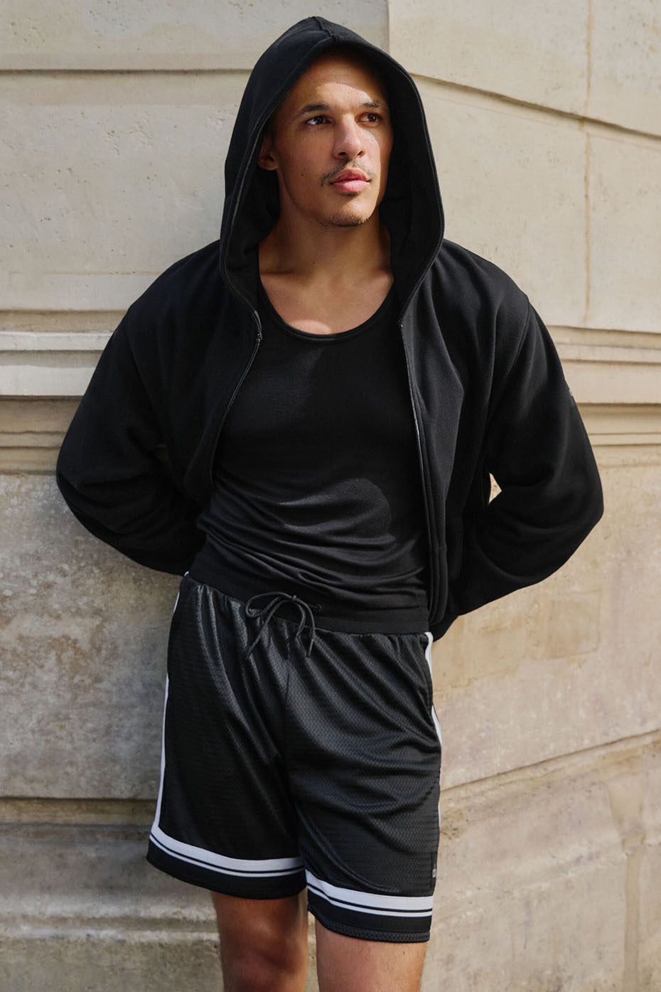Alo Yoga 7" Key Mesh Basketball Short - Black
