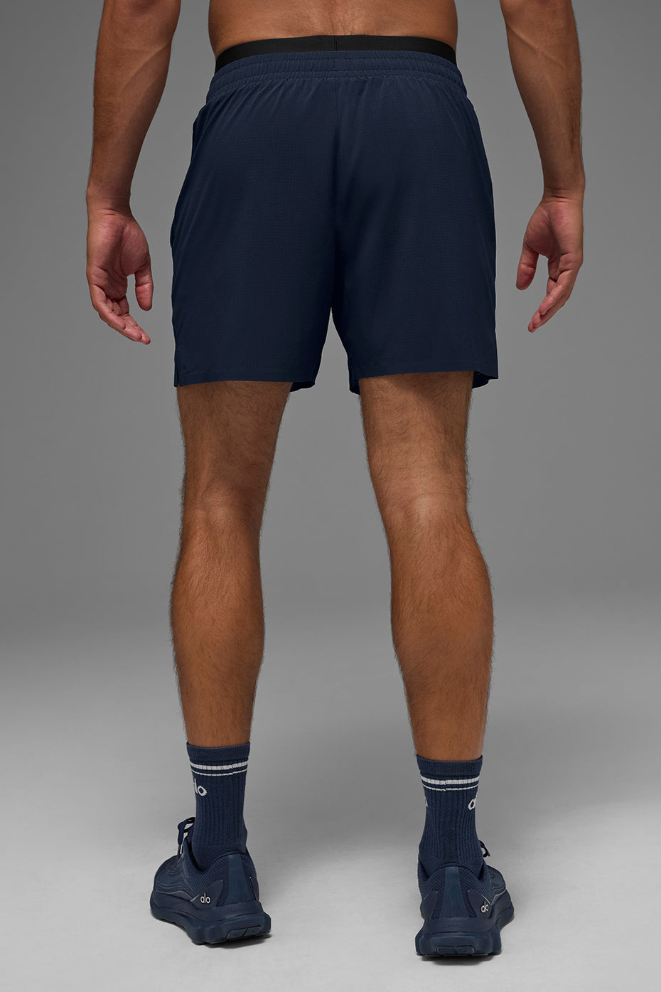 Alo Yoga 5" Traction Running Short - Navy