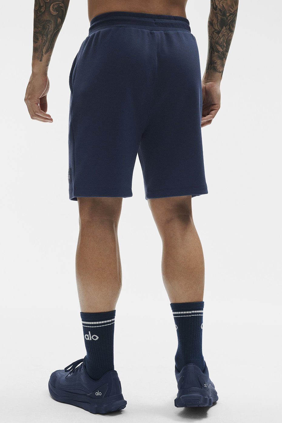 Alo Yoga 7" Waffle Lounge Short - Navy