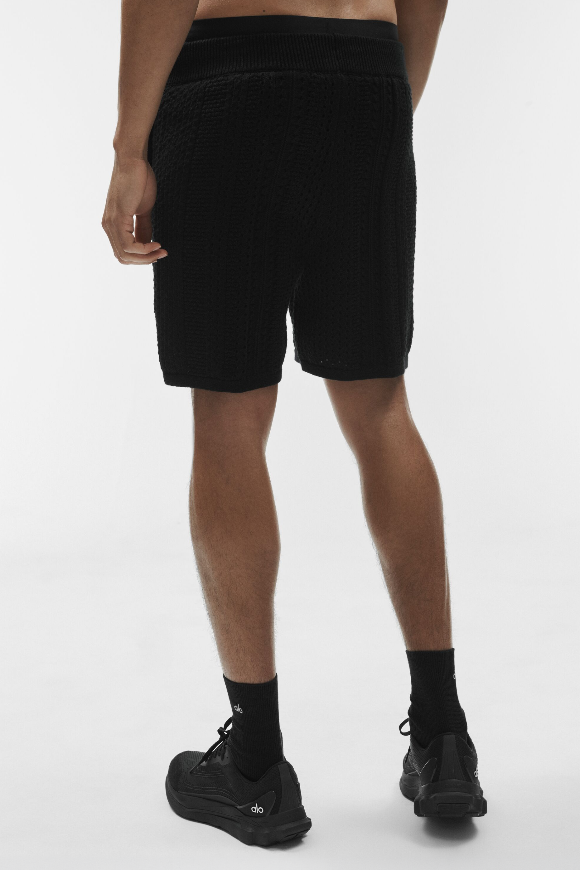 Alo Yoga 7" Coastline Knit Short - Black