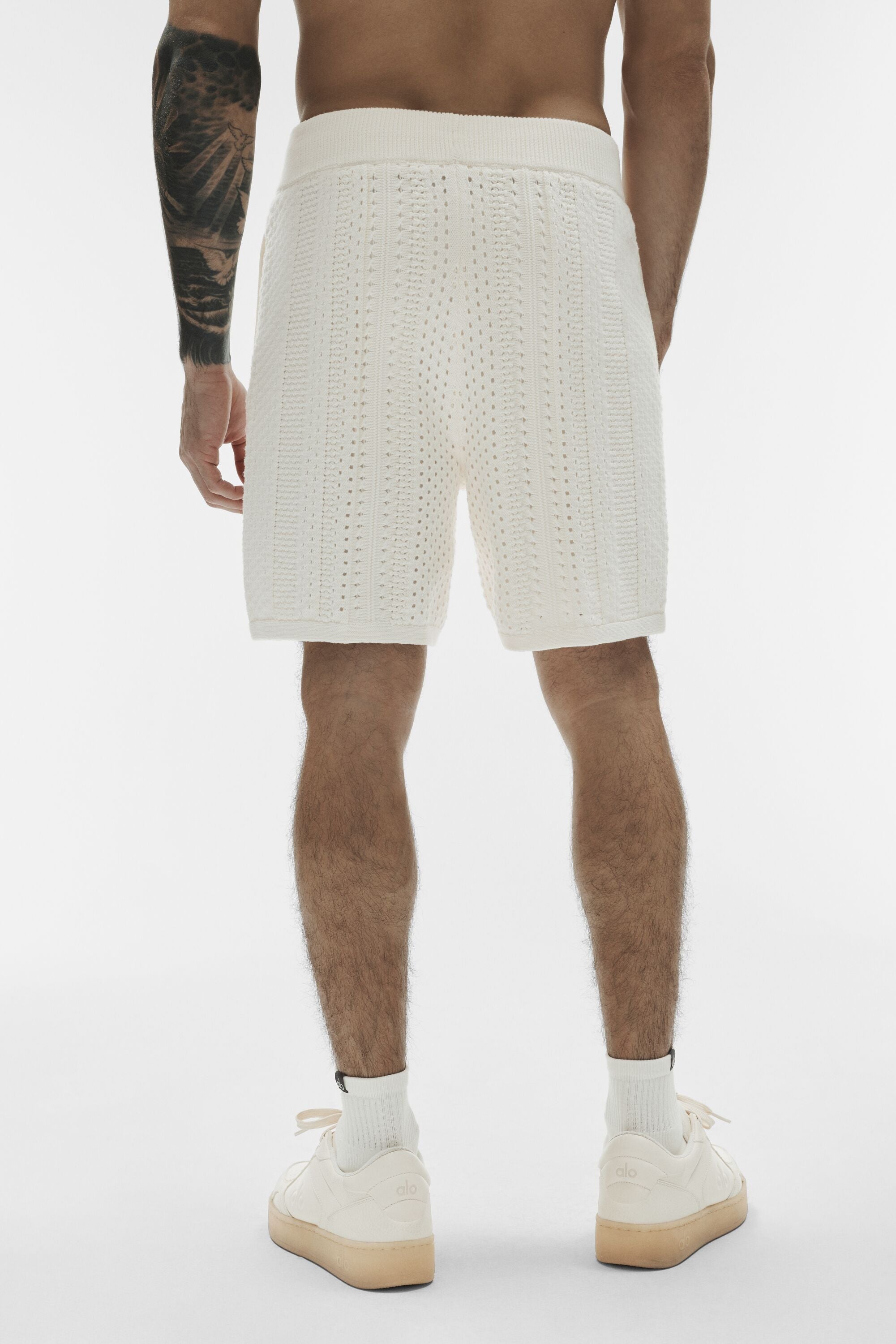 Alo Yoga 7" Coastline Knit Short - Ivory