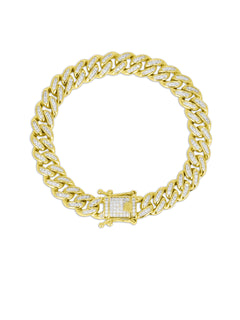 DIAMOND STUDDED CUBAN BRACELET