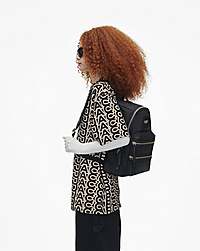 Marc Jacobs The Biker Nylon Large Backpack Black