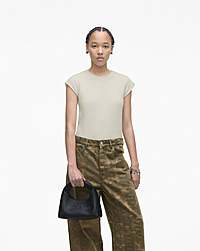 Marc Jacobs The Mini Sack Bag Tonal Black