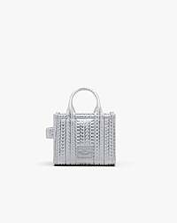 Marc Jacobs The Monogram Metallic Crossbody Tote Bag Silver/bright White