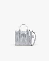 Marc Jacobs The Monogram Metallic Crossbody Tote Bag Silver/bright White