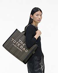 Marc Jacobs The Monogram Jacquard Large Tote Bag Beige Multi