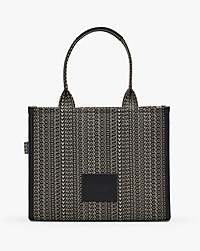 Marc Jacobs The Monogram Jacquard Large Tote Bag Beige Multi