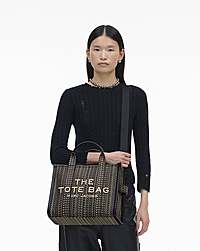Marc Jacobs The Monogram Jacquard Medium Tote Bag Beige Multi