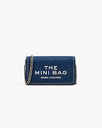 Marc Jacobs The Denim Chain Mini Bag Dark Wash