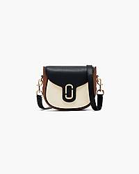Marc Jacobs The Colorblock Pebble Saddle Bag Cloud White Multi