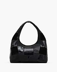 Marc Jacobs The Suede Patchwork Sack Bag Black Multi