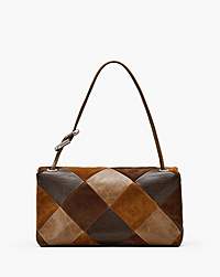 Marc Jacobs The Suede Patchwork Large Dual Bag Brown Multi