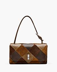 Marc Jacobs The Suede Patchwork Large Dual Bag Brown Multi