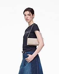 Marc Jacobs The Glam Mirror Shoulder Bag Cotton White