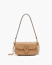 Marc Jacobs The Pebble Clover Shoulder Bag Camel