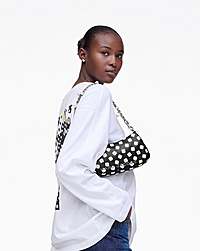 Marc Jacobs Derrick Adams X Marc Jacobs Charm Shoulder Bag Black/white
