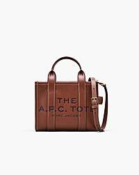 Marc Jacobs The A.p.c. X Marc Jacobs Leather Small Tote Bag Hazelnut