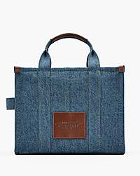 Marc Jacobs The A.p.c. X Marc Jacobs Denim Medium Tote Bag Washed Indigo
