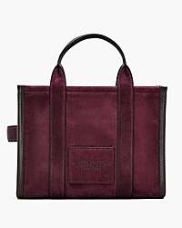 Marc Jacobs The Suede Medium Tote Bag Dark Plum
