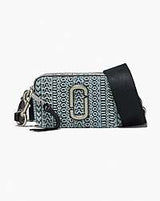 Marc Jacobs The Washed Monogram Denim Snapshot Sun Faded Denim
