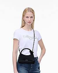 Marc Jacobs The Glam Claw Clip Crossbody Bag Black