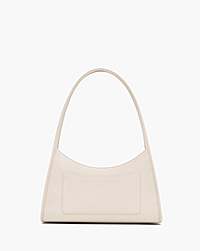 Marc Jacobs The Glam Claw Clip Shoulder Bag Cotton White